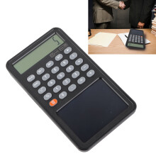 Calcolatrice scientifica con display LCD a 12 cifre, block notes e tasti silenziosi