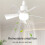 Socket Fan Light Small Ceiling Fan with Light and Remote, Screw in Ceiling Fan Light for E27 Base, for Bedroom Kitchen 7