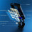 2PCS Outdoor LED Solar Wall Light Solar Lights Motion Sensor Solar Powered Light 3 Modes for Outside Garden 6