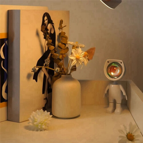 4 Pack Motion Sensor LED Night Light,USB Rechargeable Wall Decoration Bedroom Night Lamp Warm White