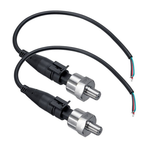 2Pc 150Psi DC5V 1/8NPT Tryckgivare Transmitter Sensor Rostfritt Stål Olja Luft Vatten Bränsle Transmitter