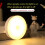 4 Pack Motion Sensor LED Night Light,USB Rechargeable Wall Decoration Bedroom Night Lamp Warm White 6