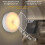 4 Pack Motion Sensor LED Night Light,USB Rechargeable Wall Decoration Bedroom Night Lamp Warm White 8