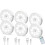 LED Remote Control Three-Color Cabinet Light, Motion Sensor Rechargeable Light, Under Counter Light (6-Pack) 1