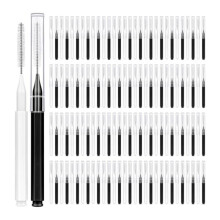 120pcs Interdental Brushes, Braces Brush Cleaner for Teeth Cleaning Tools Spiral Dental Brush for Efficient Oral Care C