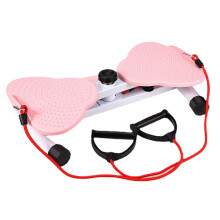 Waist Twisting Fitness Tool for Standing Abdomen Exercise, Foot Massage Board, Weight Loss, Pink Color