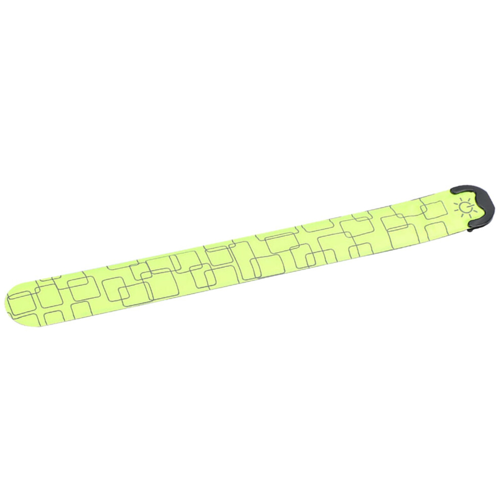 Led Running Armband Usb Rechargeable Night Running Reflective Wristband Light/Green 9187378473221