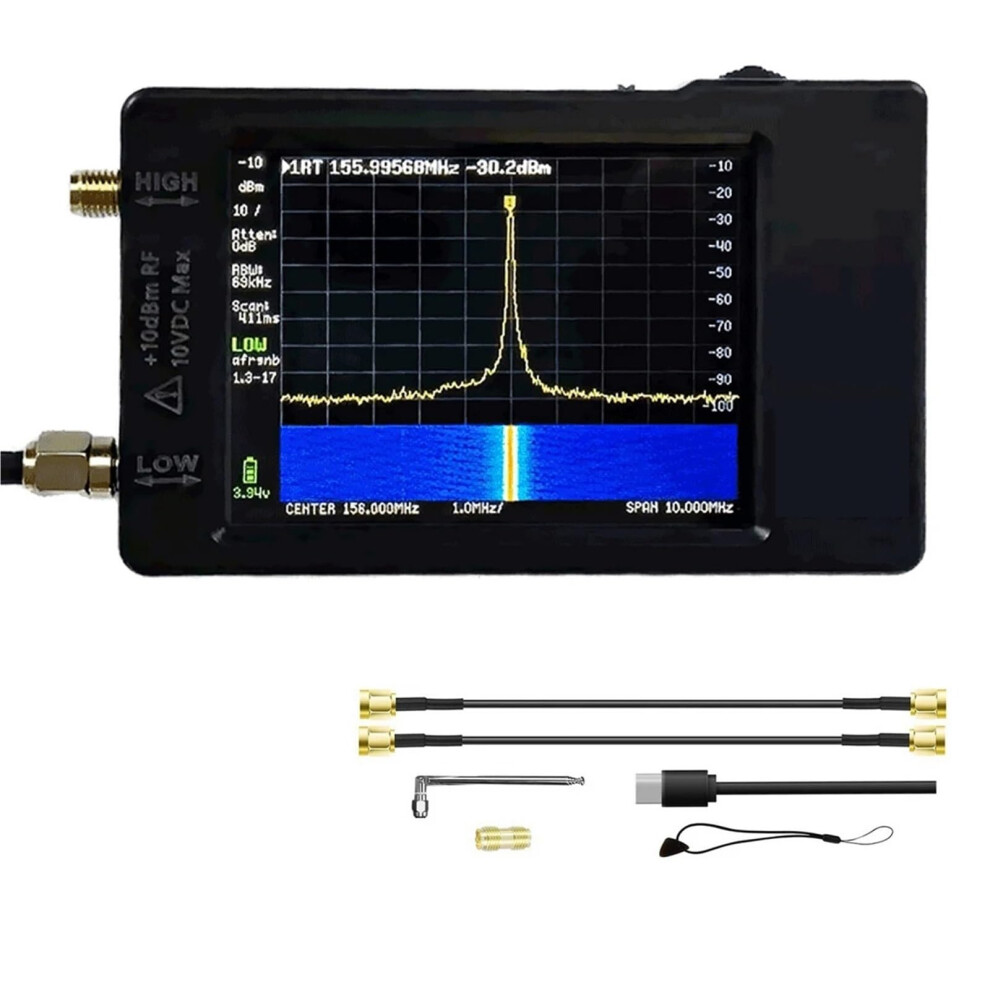 Network Analyzer Handheld Tiny Spectrum Analyzer 2.8 Inch Display Portable Battery Powered Device 9187378473283