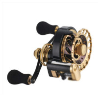 Automatic Wire Metal Raft Fishing Reel Micro Lead Reel with Front Force-Releasing Rod for Outdoor Fishing Gear Right Handed