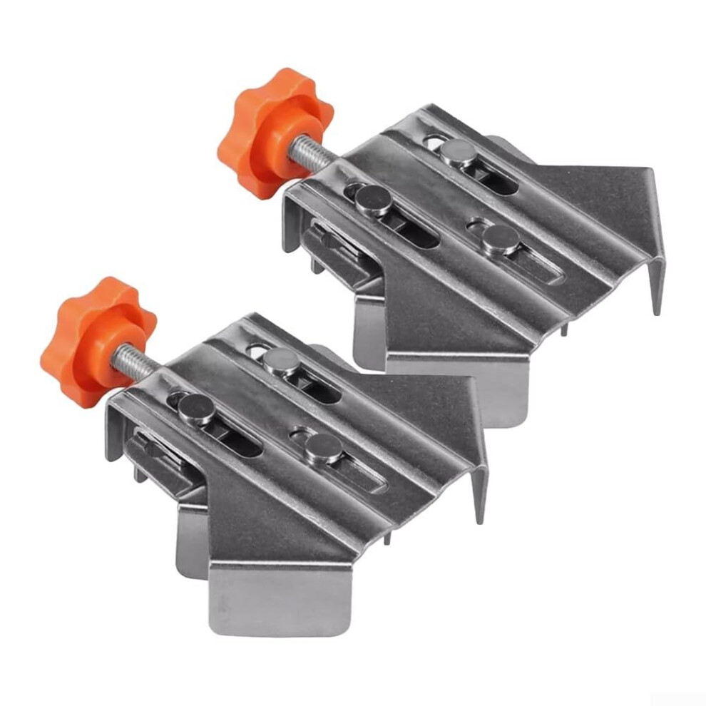 Right Angle Clamps 2Piece Open Jaw Set For Timber Alignment In Woodworking 9187378473351