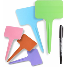 Paletti identificativi per piante da giardino, etichette impermeabili facili da scrivere con penna, etichette per piante resistenti in plastica a