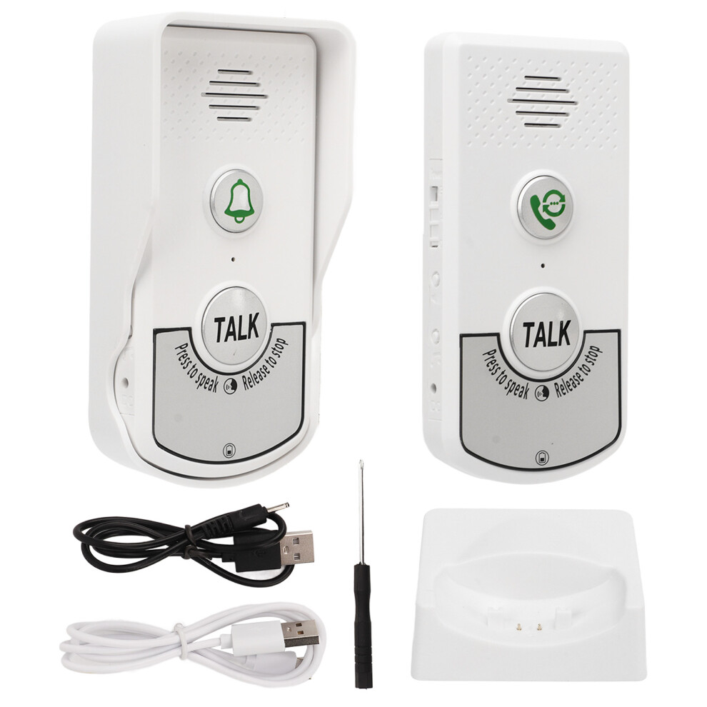 Intercom Doorbell Solution, Strong Penetration Technology With Clear Voice And Easy Install Setup, Wireless Voice Communication System With No 9009791600148
