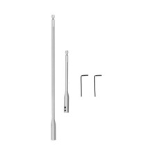Wood Spade Drill Bit Extension for High-Carbon Steel Hex Shank, Drill Bit Holder with Extended Shaft, Fits Most 1/4 Inches Bits for Hard-To-Reach