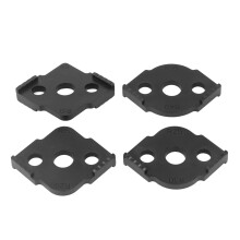 Radius Jig Router Templates, Corner Radius Routing Templates for Woodworking, ABS Wear Resistant Durable Router Bit Templates with 8 Specifications,