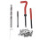 M8x1.25mm Thread Repair Kit Coil Inserts Drilling Tool Set 11