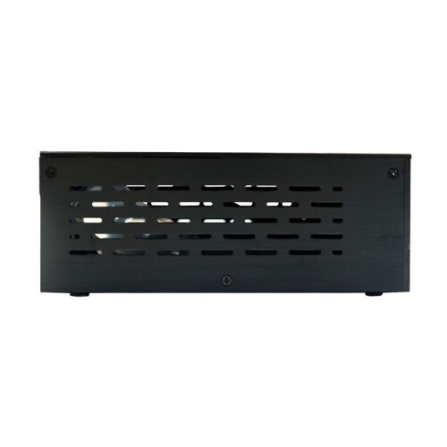 A01 Aluminum -ITX HTPC Desktop Computer Chassis Black Tempered Glass HTPC  ITX DIY PC Cases 2