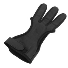 Deerskin 3-Finger Bogenschützen-Handschuh für Recurve- und Compound-Bögen