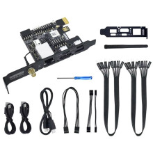 Serveur D'Exploitation et de Maintenance Ă Distance NanoKVM-PCIe PiKVM avec POE WIFI, Kit NanoKVM-PCIe-POE-WIFI