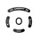 Replacement Mouse Feet for  GPW 1th Super Smooth Polished Surface Mouse Feet Black 1