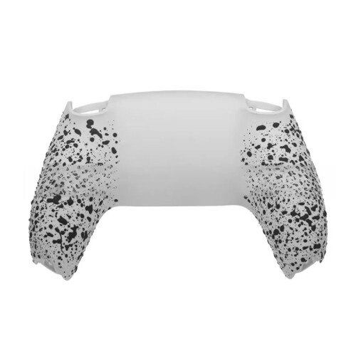 DIY Soft Touch Rear Bottom Shell for PS5 Joystick Game Controller Parts Non-Slip Back Housing White Black