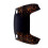 DIY Soft Touch Rear Bottom Shell for PS5 Joystick Game Controller Parts Non-Slip Back Housing Black Orange 3