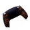 DIY Soft Touch Rear Bottom Shell for PS5 Joystick Game Controller Parts Non-Slip Back Housing Black Orange 4
