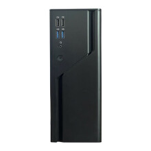 Computer Chassis Steel Construction Portable Saves Desktop Space Placement for Small Desk or Stand No ARGB