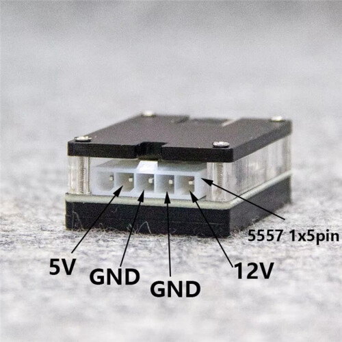 DC5525 12V to 5V  Multi Hard Disk Adapter Module Hard Disk Power Supply Module - SSD HDD Power Supply 2