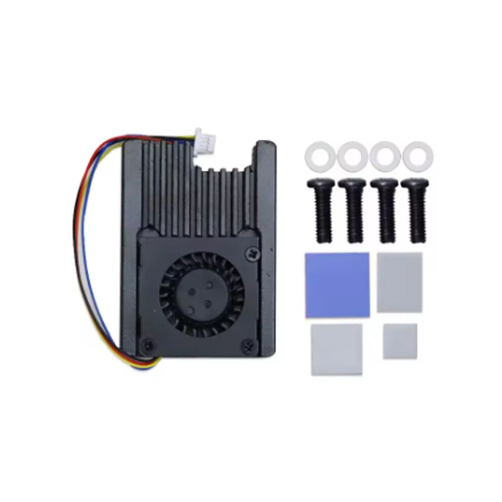 Intergrated Cooling Fan For Raspberry Pi Cm5, Heatsink With Pwm Speed-Regulated Fan, For Raspberry Pi Cm5,A 4713894529262
