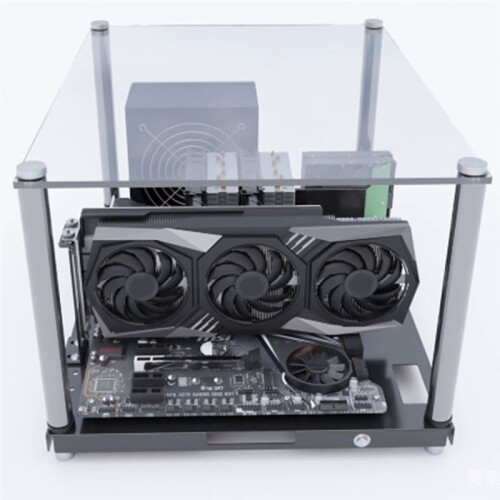 PC Test Open Chassis Rack Bench Open Frame DIY Gaming Computer Open Case Support Motherboards ATX/MATX 2