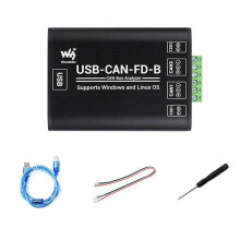 Waveshare USB to CAN FD Adapter Industrial CAN/CAN FD Bus Data Logic Analyzer for Enhanced Communication USB-CAN-FD-B