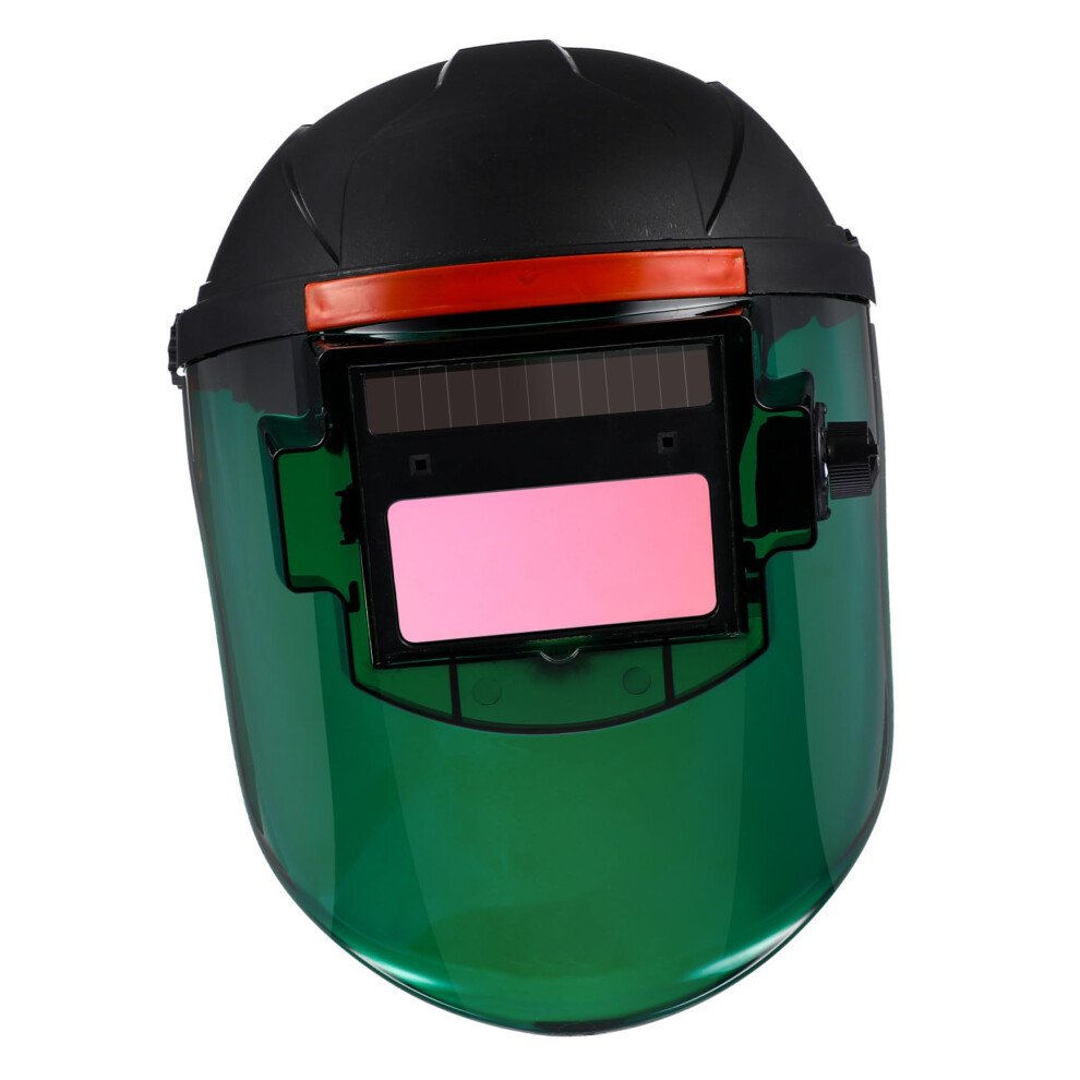 Auto Darkening Welding Helmet Solar Rechargeable With Wide View Pc Lens For Arc Tig Mig Welding Random Color 9187378474310