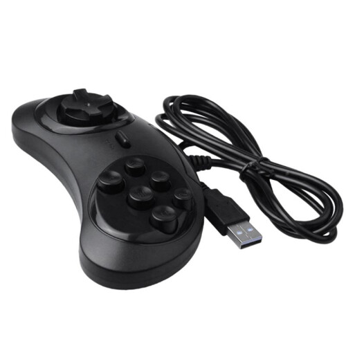 4X USB Gamepad Game Controller 6 Buttons for  USB Gaming Joystick Holder for PC  Mega Drive Gamepads 2