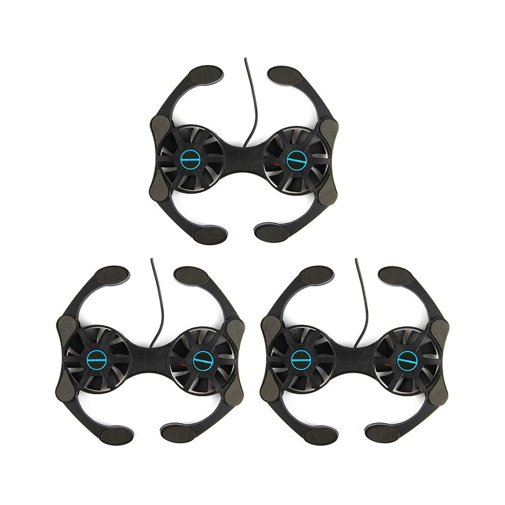 3X Laptop Cooling Base, Laptop Pc Support - Easy To Carry,Compatible For 10-15.6Inch With 2 Silent Fans And Usb Port 6031394285432