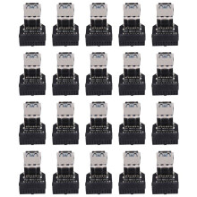 20X 20Pin Naar Dual USB3.0 Adapter Connverter Desktop Moederbord 19 Pin/20P Header Naar 2 Poorten USB een Vrouwelijke Connector, PH21