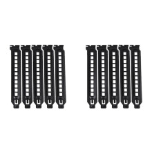 10Pcs PCI Slot Cover Dust Filter Blanking Board Cooling Fan Dust Filter Ventilation for PC Computer Case, with Hole