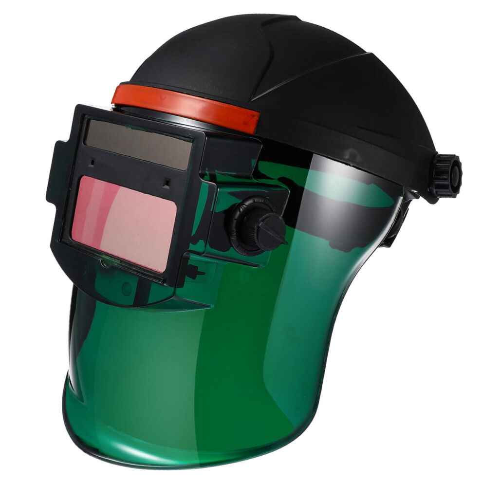 Auto Darkening Welding Helmet Solar Powered, Wide View, Lightweight Pc Material Arc Welding Hood, Random Color 9187378474471