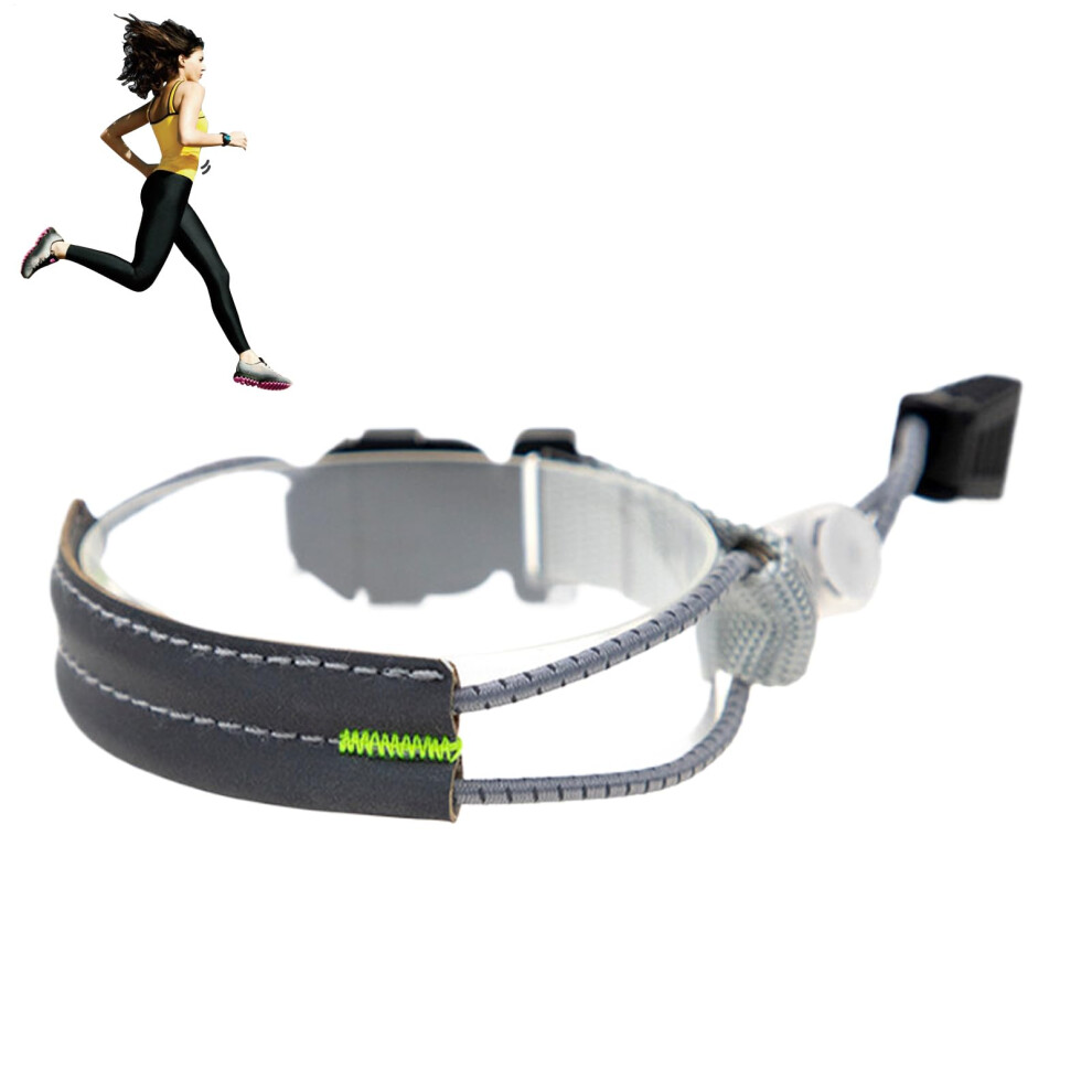 Reflective Belt For Night Cycling Elastic Adjustable Bike Pants Strap, Visibility Ankle Strap, One Size Grey 9187378474655