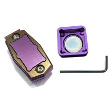 Pool Chalk Holder with Belt Clip, Portable Magnetic Billiard Chalk Case for Snooker Players, Durable and Compact Design