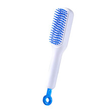 Pet Hair Remover Brush with Gentle Retractable Design for Dog and Cat Grooming, White