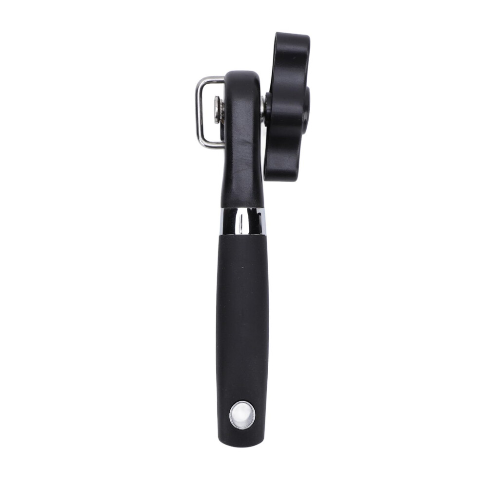 Stainless Steel Can Opener with Ergonomic NonSlip Grip and Safe Smooth Cut Edges for Seniors