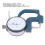 Modello 0-10 mm spessimetro rotondo, argento, 0,01 mm 6