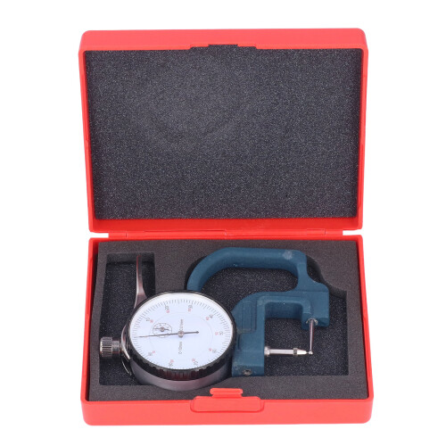 Modello 0-10 mm spessimetro rotondo, argento, 0,01 mm 1