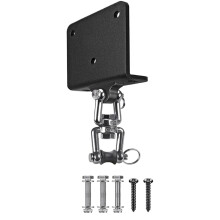 Heavy Bag Hanger - Durable Steel Wall Mount with 360-Degree Rotating Chains for Home Gym and Yoga Fitness Setup