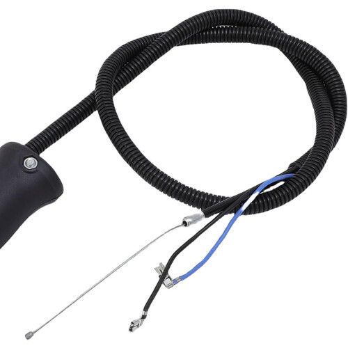 Throttle Cable with Control Switch Lever Handle for FS75 FS80 FS85 Trimmer - Replacement Throttle Control Cable Kit 1