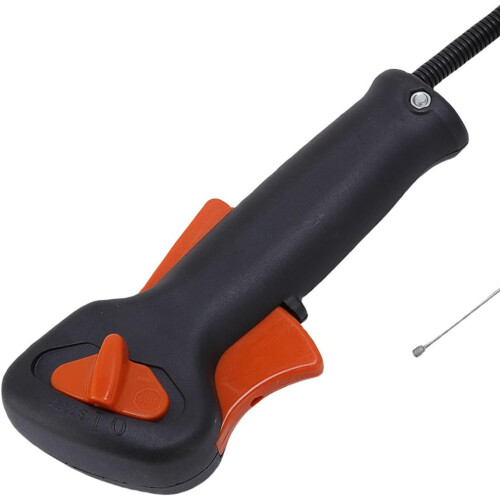 Throttle Cable with Control Switch Lever Handle for FS75 FS80 FS85 Trimmer - Replacement Throttle Control Cable Kit 2