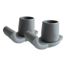 Walker Ski Glides Heavy Duty Rubber for 1 1/8 Inch Walkers, Quiet Glide, Smooth Floor Protection