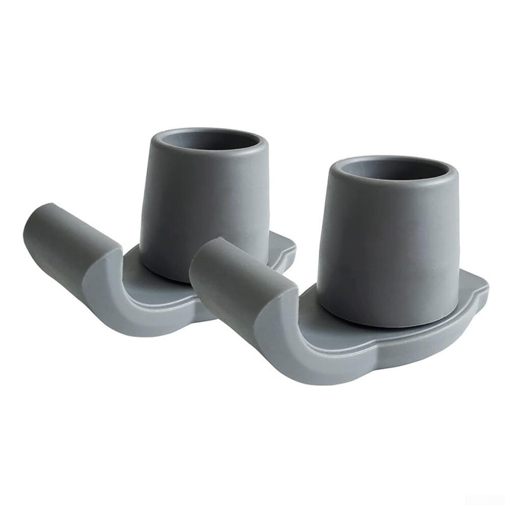 Walker Ski Glides Heavy Duty Rubber for 1 1/8 Inch Walkers, Quiet Glide, Smooth Floor Protection