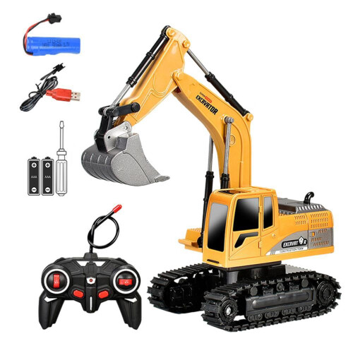 Παιχνίδι τηλεχειριζόμενου εκσκαφέα, τηλεκατευθυνόμενο μηχάνημα κατασκευών με