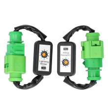 Dynamisk blinklysmodul til A6C7 2012-2018, LED-baglygter, dynamisk blinklysadapterledning med justerbar forsinkelseskontrol, 6-benet plug and play